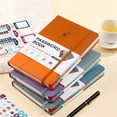 thumbnail image 2 of YUANOU A5 Notebook Password Keeper Books with Alphabetical Labels Password Laptop Organizer for Computer Internet Address Site Logins Home Office Gifts(Blue grey), 2 of 7
