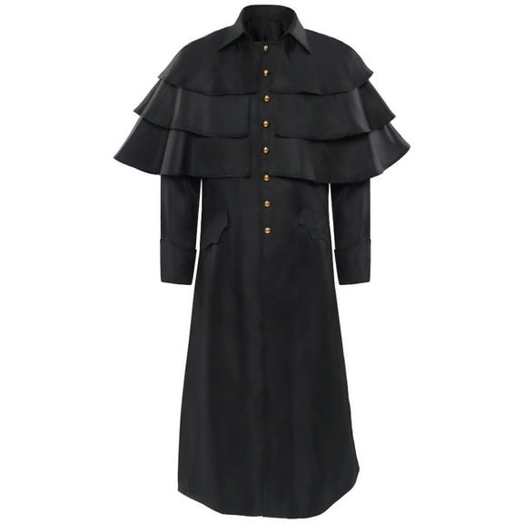 Generic Men Unisex Cassock Robe Pulpit Clergy Liturgical Robe Vestment Priest Costume