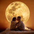thumbnail image 5 of Moon Lamp Projector Night Light, 360° Rotatable Moon Lamp USB Powered Lighting with Bracket,Mood Light Photography Romantic, 5 of 5