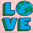 thumbnail image 3 of Instant Message - Earth Day - LOVE - Toddler & Youth Girls Raglan Graphic T-Shirt, 3 of 6