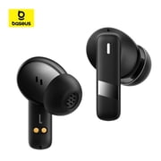Baseus Buds Wired Mic, Wireless Earbuds 33 Hours, 20 Hz In-Ear Earphone, Black