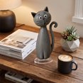 thumbnail image 4 of 3D Cat Figurine, Christmas Home Tabletop Decoration Statue, 4 of 6