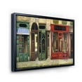thumbnail image 3 of Designart 'Red Facade of Charming Shop In Paris Street II' French Country Framed Canvas Wall Art Print, 3 of 5