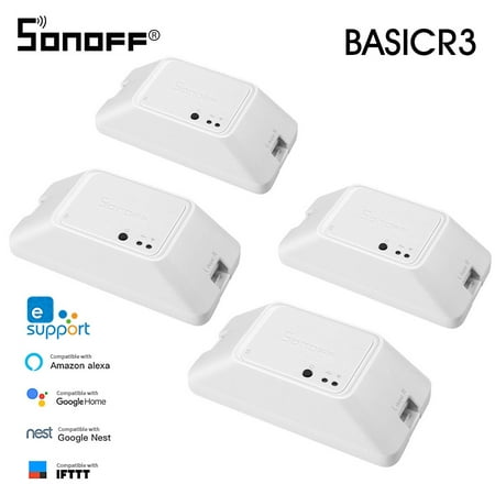 BASICR3 WIFI DIY Smart Switch With Timer Internet APP Voice LAN Control DIY Mode Work With Home (Best Internet Calling App Iphone)