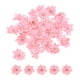 thumbnail image 1 of Uxcell 1.2 Inch Small Ribbon Flowers Satin Ribbon Flowers Mini Fabric Flowers Pink 50 Pcs, 1 of 7