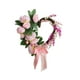 thumbnail image 4 of Corona del Día de San Valentín, corona de flores artificiales, decoraciones de San Valentín, decoración colgante de pared para boda, 4 of 8