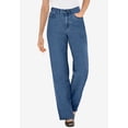 thumbnail image 2 of Woman Within Plus Size Perfect Relaxed All-Cotton Denim Five-Pocket Jeans, 2 of 6