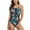 Flower, variant on SWSMCLT Women's Sexy Halter Bathing Suit High Waisted One Piece Swimsuit Slimming Modern Swim Suit Navy 12
