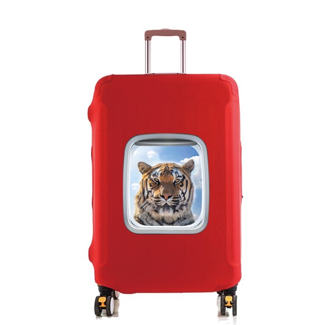 18-32 Inch Capacity Travel Essentials Bag Animal Series Printing Pattern Travel Accessories Trolley Case Protective Cover 8animal 050 L