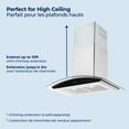 thumbnail image 4 of Hauslane Chef Series WM-639 30” Vented or Ductless Wall Mount Range Hood in Stainless Steel, 4 of 11