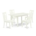 thumbnail image 2 of East West Furniture Dining Table- Dining Chairs, NOLG5-LWH-W, 2 of 6