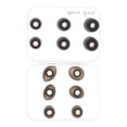 thumbnail image 1 of Miangastore Sponge Earcap Black 1Set 0.4In, 1 of 8