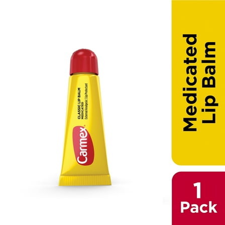 Carmex Classic Medicated Lip Balm Tube, Lip Moisturizer, 1 Count