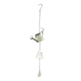 thumbnail image 2 of Regadera, carillón de viento de hierro/campana de viento, carillón de viento de Metal Vintage, adorno colgante para balcón/hogar/porche/decoración al Blanco shamjiam Campanilla de viento, 2 of 8