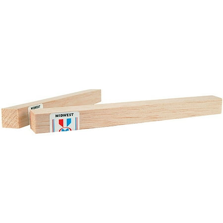 Midwest Products Balsa Wood Block, 1/2" x 2" x 12"