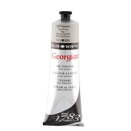 UPC: 5011385944020 | Daler-Rowney Georgian Oil Color  225ml Tube  Buff Titanium