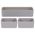 thumbnail image 3 of ULTNICE 3 Pcs Wall Storage Bins Punch Bedroom Organizer Storage Container Wall Storage Box Bedside Table Remote Control, 3 of 8