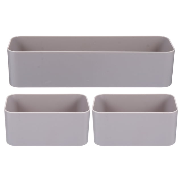 Cajas de almacenamiento de teléfono con control remoto sin perforaciones de 3 piezas Cajas organizadoras montadas en la pared
