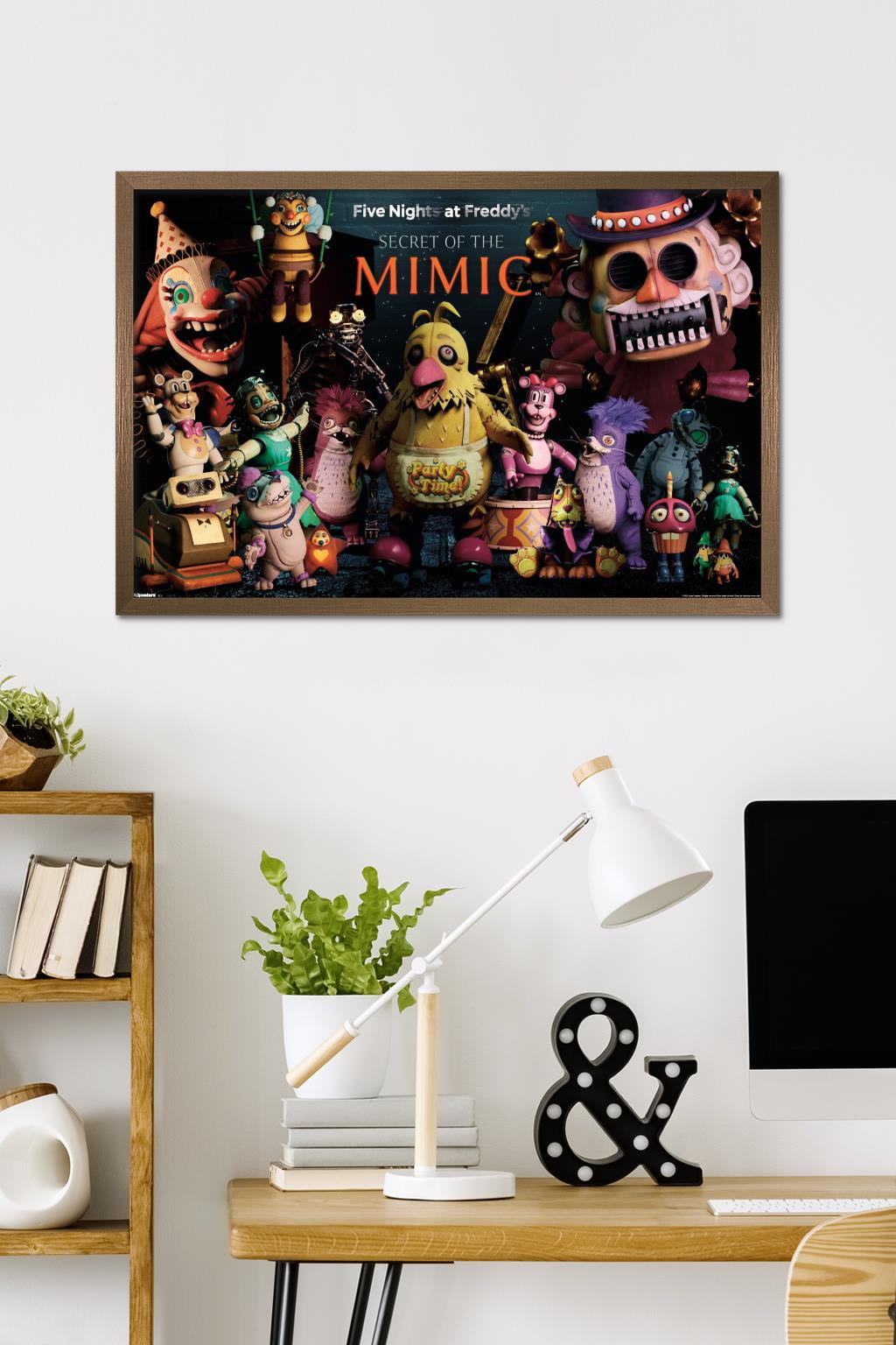 Five Nights At Freddy's: Secret of the Mimic (2025) - Group Wall Poster, 22.375" x 34" Framed