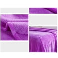 thumbnail image 2 of unbranded Manta De De Franela Púrpura Suave Y Cálida Con Resistente Para El Año, 2 of 8