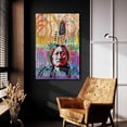 thumbnail image 5 of Epic Art 'Sitting Bull purple' by Dean Russo, Acrylic Glass Wall Art, 24"x36", 5 of 8