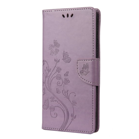 Allytech Galaxy S20 Fan Edition Case, Galaxy S20 FE 5G Case, Premium PU Leather Flip Cover with Credit Cards Holder Wallet Case Cover for Samsung Galaxy S20 FE 5G 2020, Lightpurple