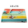 thumbnail image 3 of The Big One Oversized Plush Striped Mickey Mouse & Friends Throw Blanket, 5'x6', 3 of 7