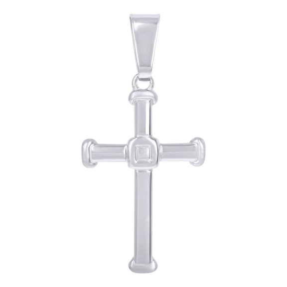 925 Sterling Silver Unisex Cross Religious Charm Pendant Pendant Necklace for Men Women