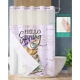 thumbnail image 2 of No Hook Shower Curtain with Snap in Liner, Purple Lavender Coffee Cup Butterfly Pattern Hotel Shower Curtains for Bathroom, Washable Shower Curtain Liner Set with Mesh Top Window, 66"x72", 2 of 6
