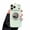 Mint, variant on For iPhone 14 Phone Case,With 360° Rotatable Ring Kickstand,Built-in Camera Lens Protector,With Back Circular Make-up Mirror Design,Shokcproof Non-Slip Rugged Phone Case,Winered