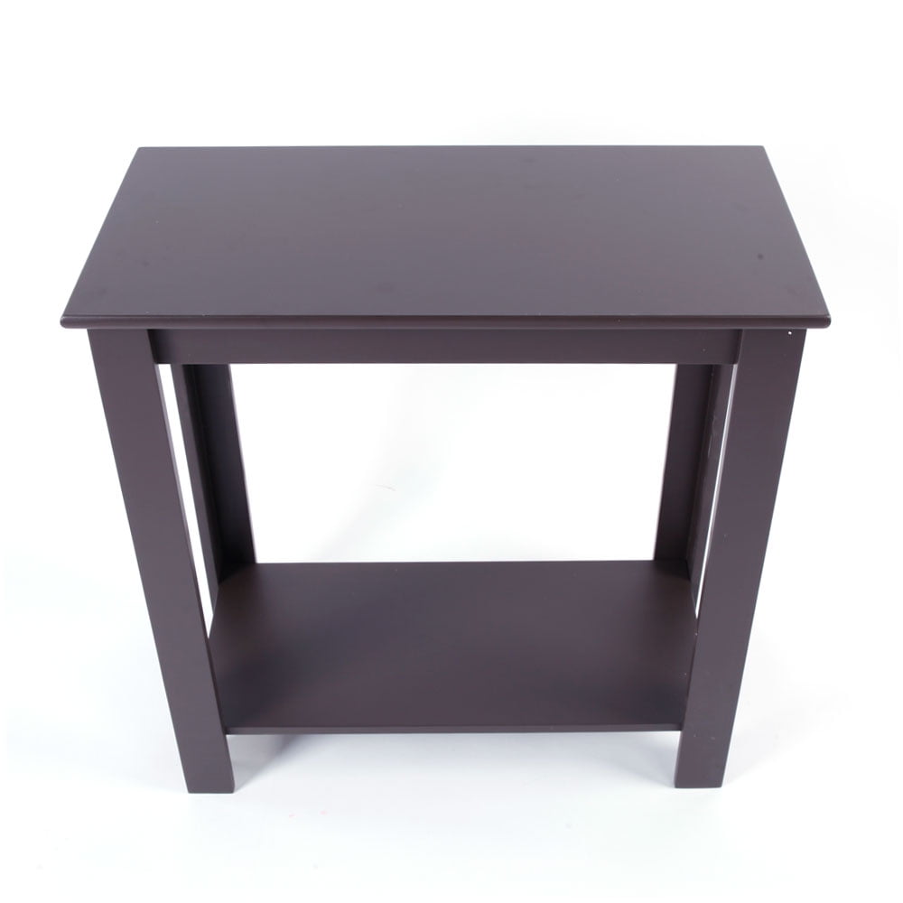 Kepooman Two-layer Bedside Cabinet, Multifunctional End Table, Coffee Table, Brown Kepooman Two-layer Bedside Cabinet, Multifunctional End Table, Coffee Table, Brown