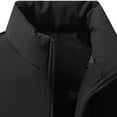 thumbnail image 4 of Riecok Fleece Vest for Men Stand up Collar Sleeveless Jackets Zip up Coats with Pockets Casual Trendy Outerwear, 4 of 7