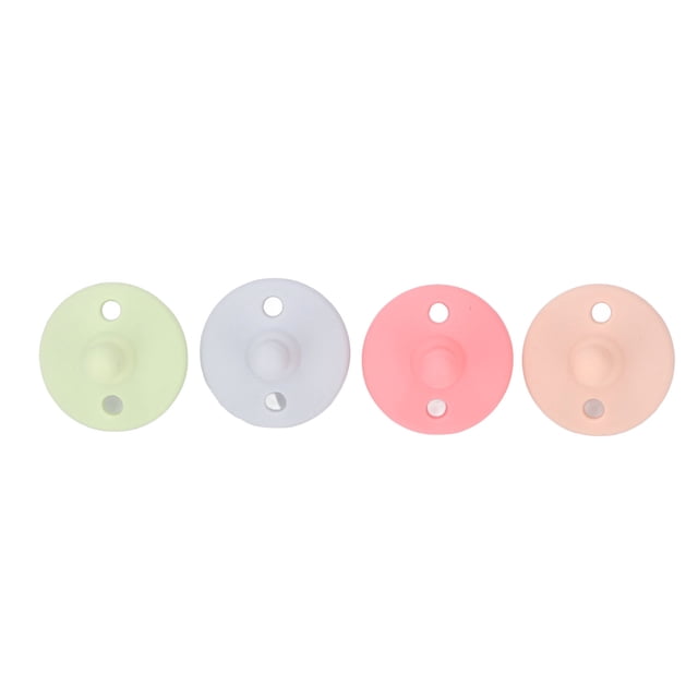 Chupete Tipo Pecho, Chupete De Bebé De Silicona 4PCS 4 Colores Para Guardería