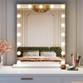thumbnail image 5 of Tribesigns Vanity Mirror with Lights, 24 x 32 Inches Large Makeup Mirror with 17 Detachable Bulbs, 5 of 5