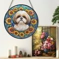thumbnail image 6 of 89Bloom Shih Tzu Window Hanging Stained Glass, Shih Tzu Suncatchers for Windows Stained Glass, Stained Glass Dog suncatcher, Dog Stained Glass, 6 of 8