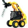 thumbnail image 5 of Bruder 09047 Caterpillar Skid Steer Forklift Loader Toy with Jackhammer and Accessories, 5 of 5