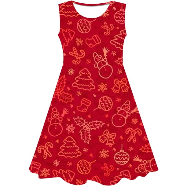 Niñas Navidad dibujos animados ratón princesa vestido niños disfraz 3D 1-10 años fiesta de cumpleaños Santa Claus vestido ropa infantil 2022 Frock12M Gao Jinjia LED