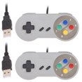 thumbnail image 1 of Mando 2x Super Nintendo SNES USB Classic Famicom Controller para juegos de PC MAC, 1 of 8