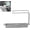 Gray, variant on Sink Organizer Telescopic Sink Storage Rack Holder Tray, Home Kitchen Expandable Storage Drain Basket for Sponges Soaps Scrubbers
