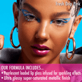 thumbnail image 4 of Black Radiance Cross Colours Metallic Liquid Lip in Fresh Drip Pink, 4 of 12