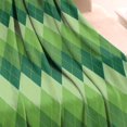 thumbnail image 3 of Green Argyle Pattern Blanket,Comfortable Soft Flannel Throw Blanket,All Season,Warm Lightweight Blankets for Sofa Bed Couch Living Room Chair,30"x40", 3 of 4