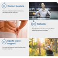 thumbnail image 4 of Mujeres Yoga Ejercicio Abdominal Cinturón Hebilla Diseño Cuerpo Shaper Abdomen Cintura Cinturón Para Trabajo Diario Vogacara OD016948-04, 4 of 6