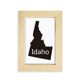 thumbnail image 1 of Mapa de Idaho, Estados Unidos Escritorio de madera Arte Pintura 5x7 pies Marco de foto, 1 of 4