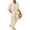 Light Khaki, variant on COOFANDY Mens Coordinated Outfit All White Hawaiian Shirt and Linen Pants Sets Casual Beach Linen Sets 2 Piece