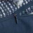 thumbnail image 5 of Better Homes & Garden 20" X 20" Heathered Loop Geo Cotton/Polyester Decorative Pillow, Washed Indigo (1 count), 5 of 6