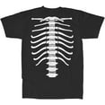 thumbnail image 2 of Halloween Candy Ribcage X-Ray Skeleton T-Shirt for Kids – Fun and Festive Candy-Filled Rib Cage Design, Easy Trick-or-Treat Costume, 2 of 6