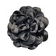 thumbnail image 1 of Broche de flores con forma de flor para el pelo, elegante, hecho a mano, para mujer, satén, camelia. Negro, 1 of 9