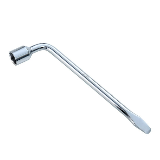 Sidaley Juego de llaves de agarre cómodas plateadas - Mejora de la mano de obra Llave de vaso Llave de rueda de automóvil plateada 24 mm Type2 NO2