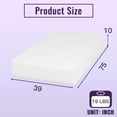 thumbnail image 3 of CL.HPAHKL Twin Mattress for Kids, 10 inch Cooling Gel Bamboo Charcoal Infused Memory Foam Mattress in a Box Twin, Breathable Bed Mattress for Cooler Sleep Supportive & Pressure Relief, CertiPUR-US, 3 of 8