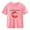 Pink, variant on Girls C is for Crayon Graphic Tee Kids Kids Short Sleeve T-Shirt Soft Cotton Back to School Top Black,Size 3 T